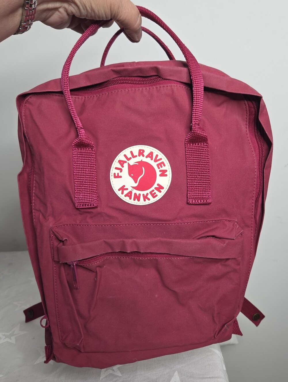 Fjallraven Kanken Classic Backpack Ox Red Bordeaux 16L 23510 Vinylon